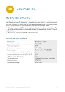 Каталог на мембранные клапана PP-H Китай